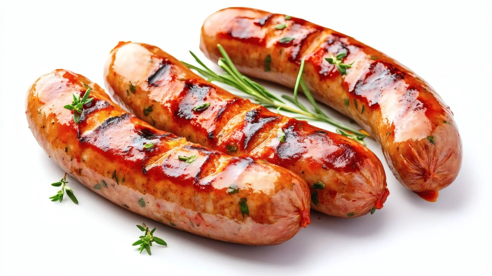 Savory Grilled Sausages with Fresh Tomato Sauce — free download from Dotvec