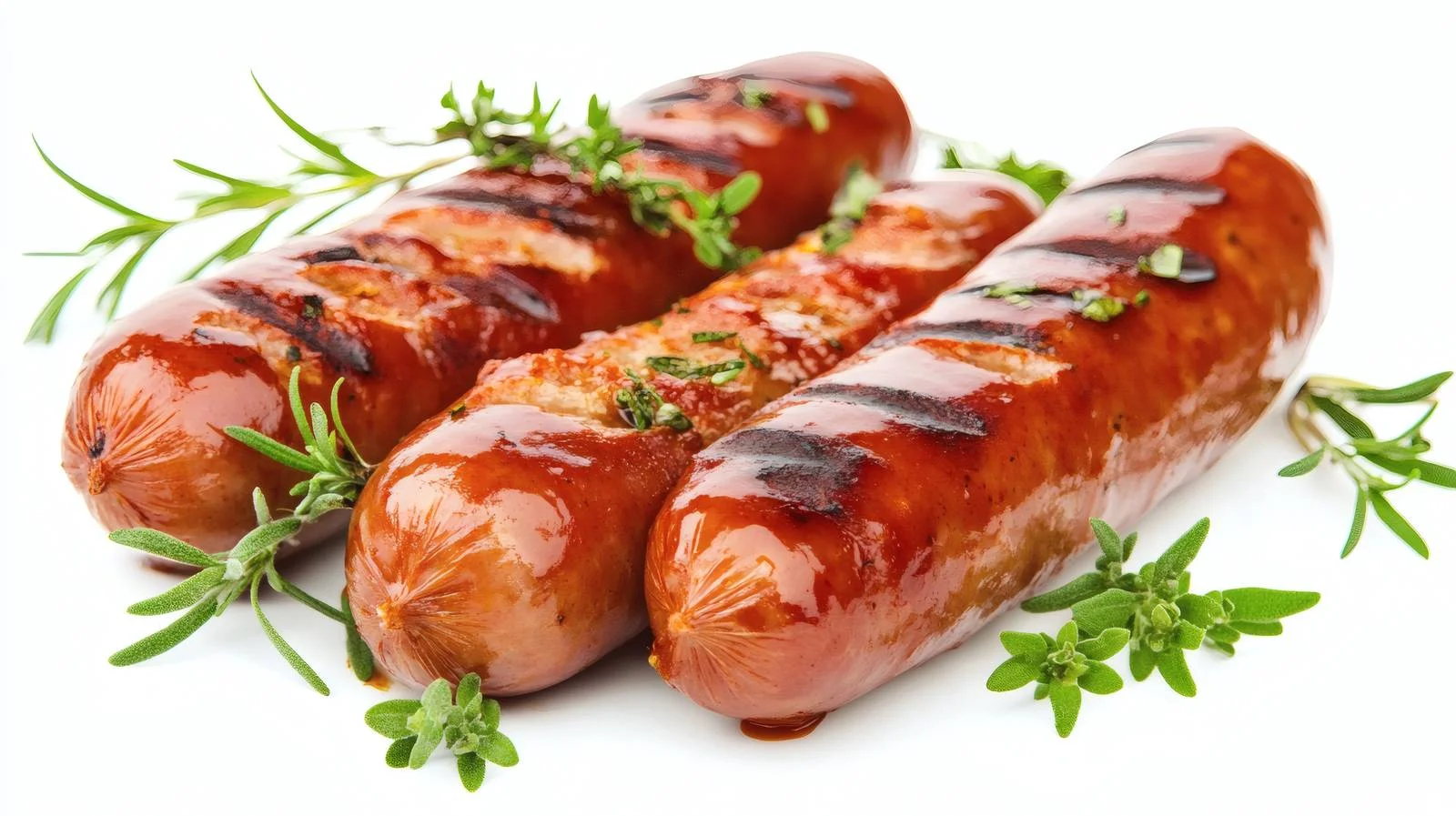 Succulent Grilled Sausages with Fresh Tomato Sauce — free download from Dotvec