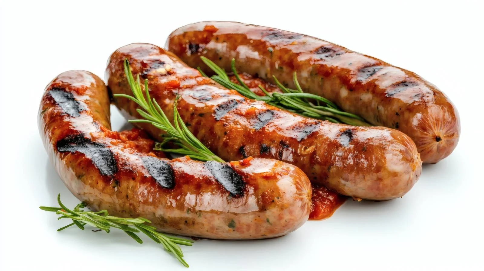 Succulent Grilled Sausages with Tomato Sauce — free download from Dotvec