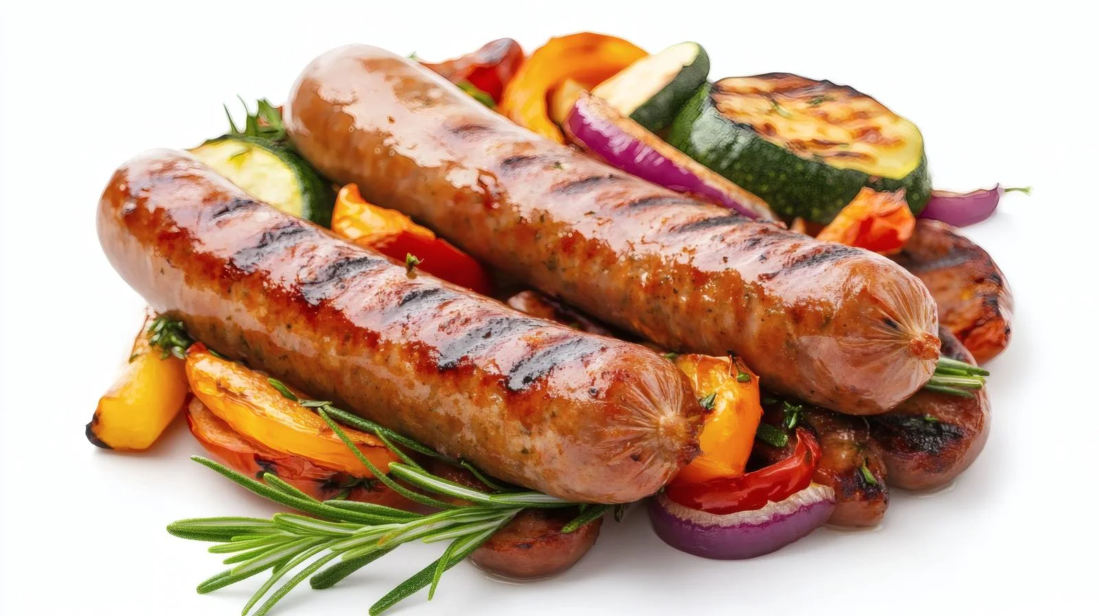Savory Grilled Sausages and Rosemary Delight — free download from Dotvec