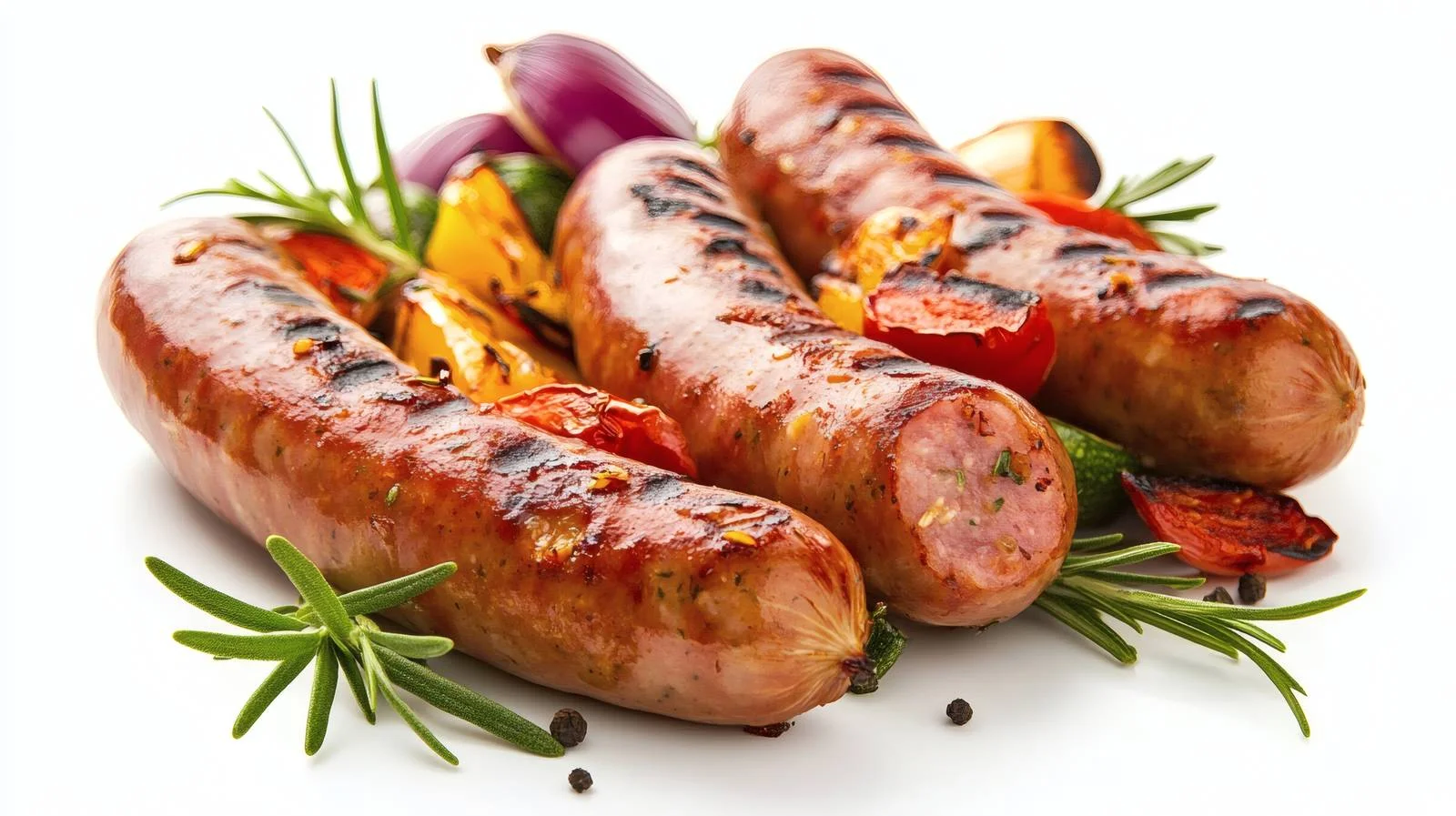 Succulent Grilled Sausages and Rosemary Delight — free download from Dotvec