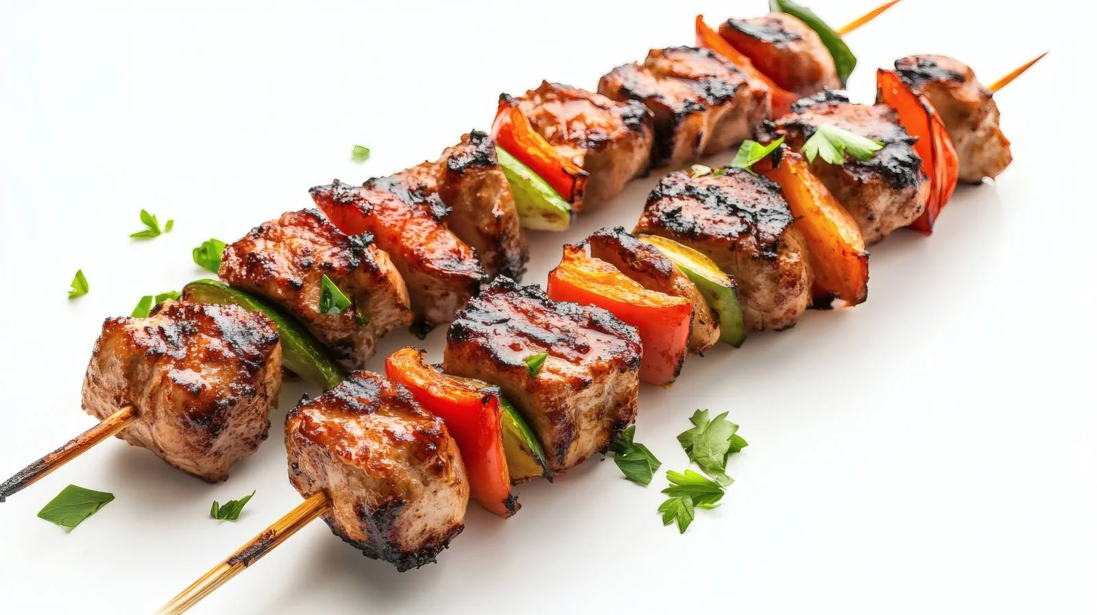 Delicious Grilled Skewer on White Background — free download from Dotvec