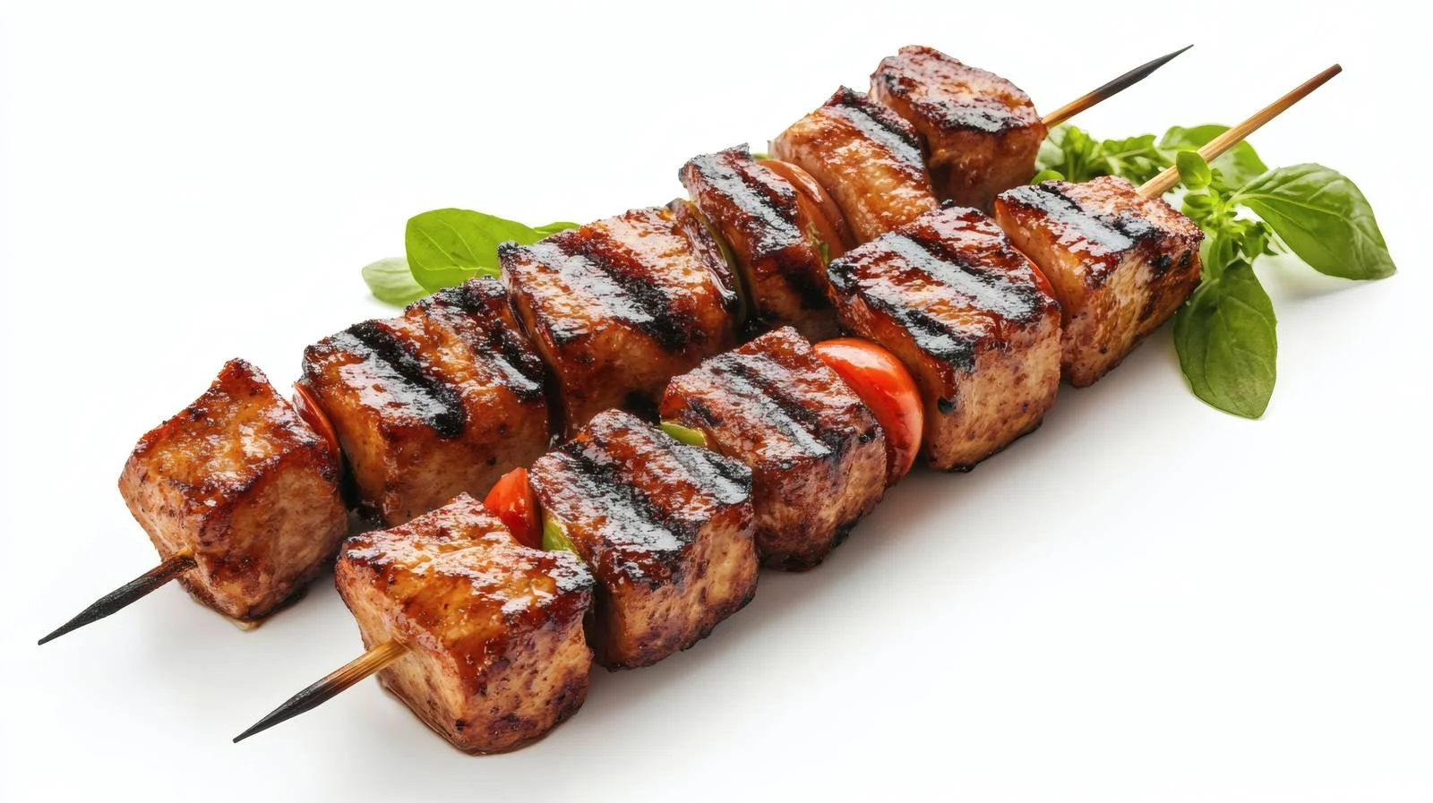Delicious Grilled Skewer on White Background — free download from Dotvec