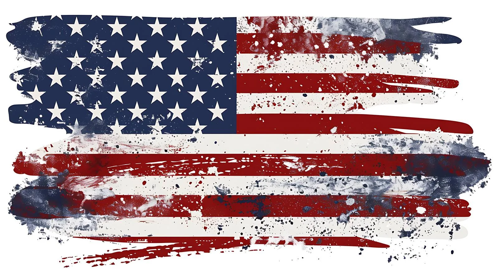 Distressed United States Flag Illustration — free download from Dotvec