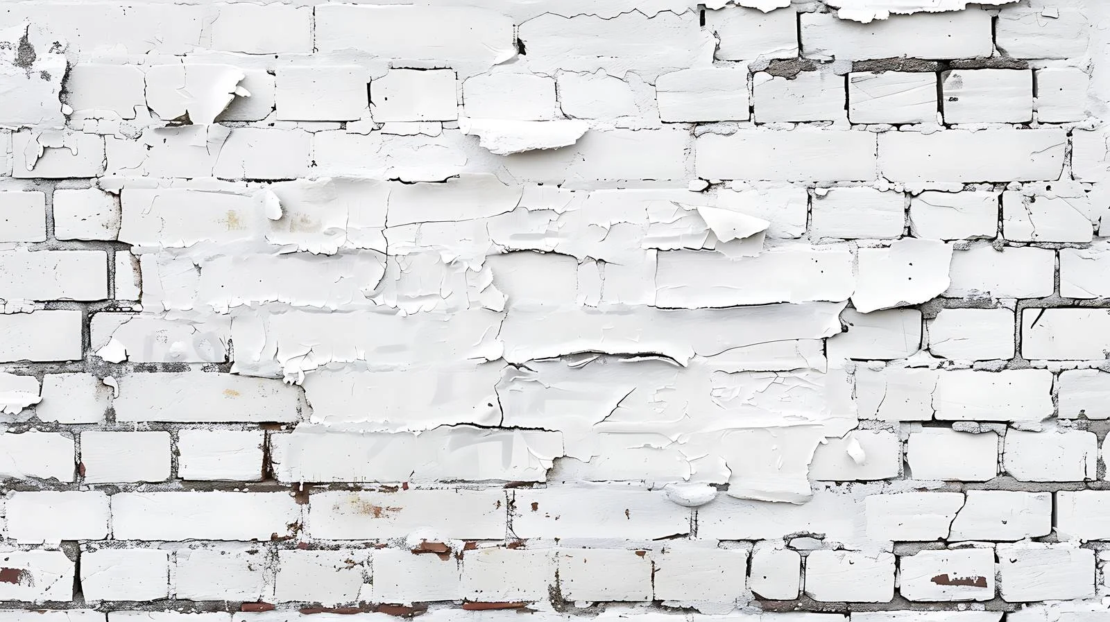 Distressed white brick wall texture layout — free download from Dotvec