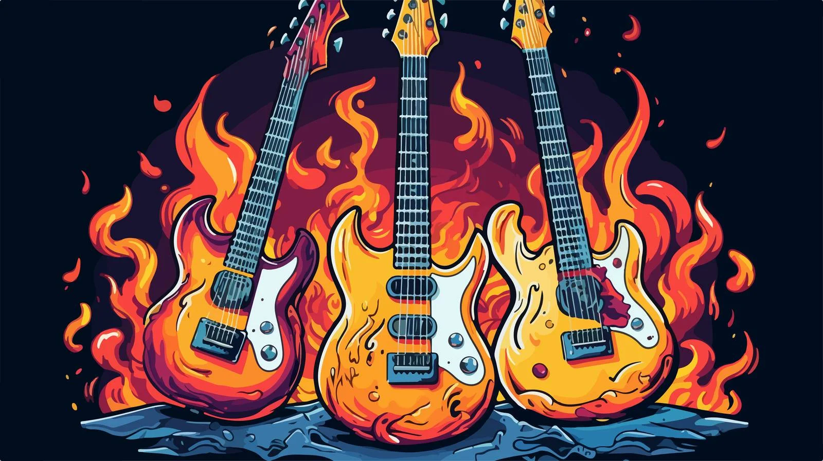 Rocking Guitar Tribute — free download from Dotvec