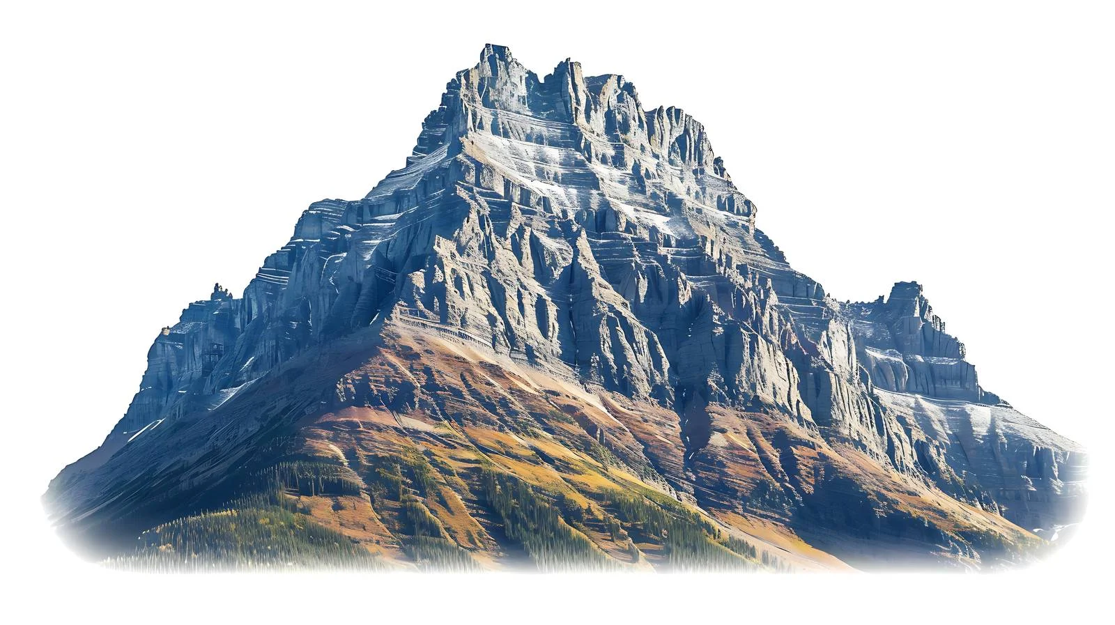 Majestic Gunsight Mountain in Glacier National Park — free download from Dotvec