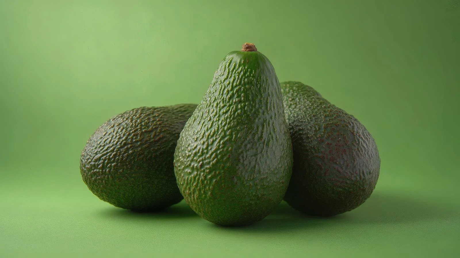 Fresh Haas Avocados on Green Background — free download from Dotvec