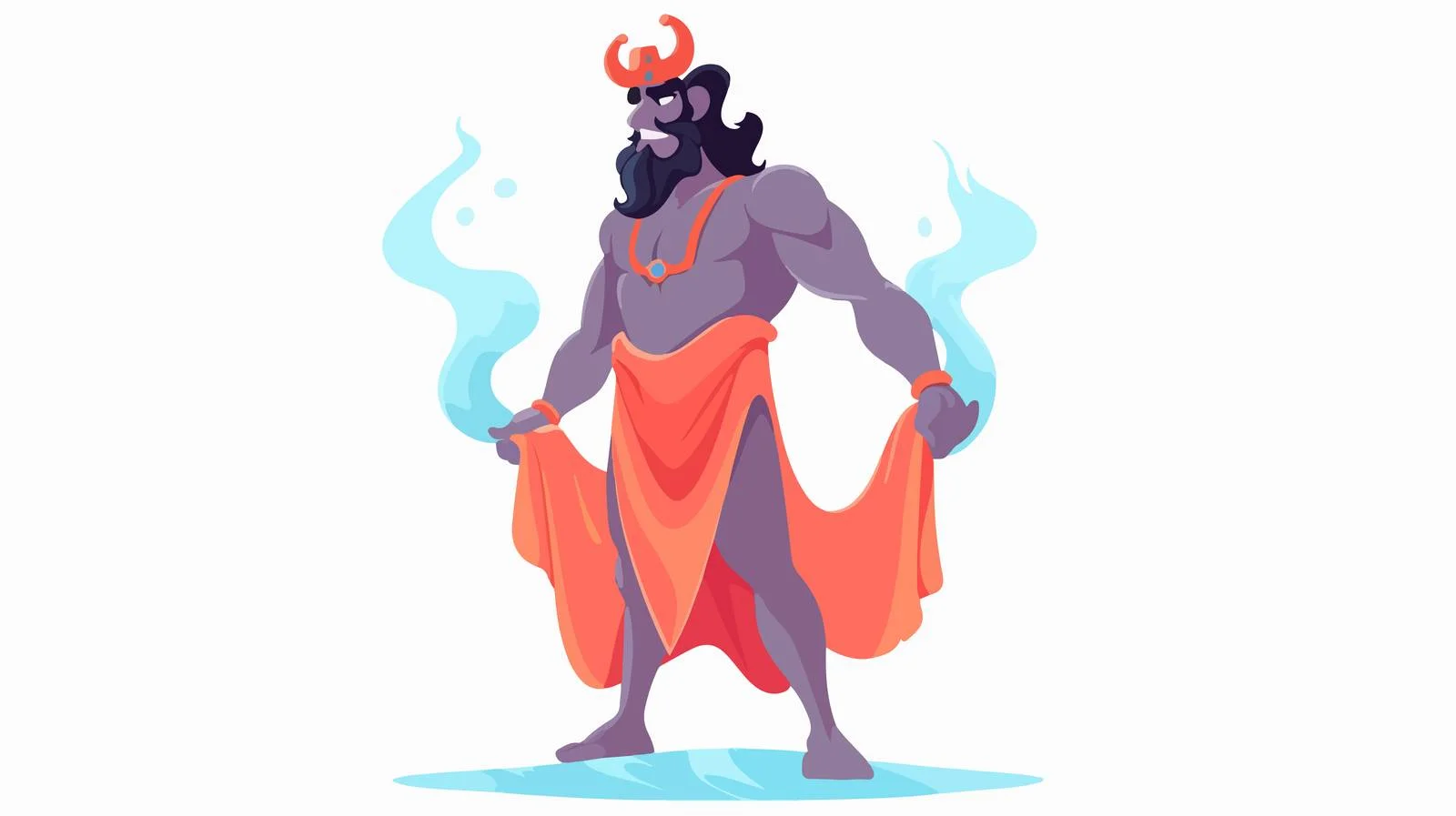 Underworld Ruler Hades: Mythical Deity Portrait — free download from Dotvec