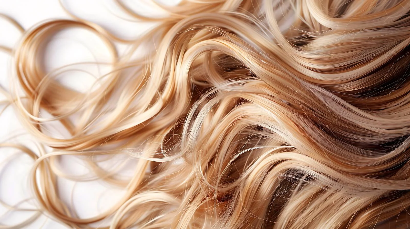 Gorgeous Curly Blonde Hair Close-Up Beauty — free download from Dotvec