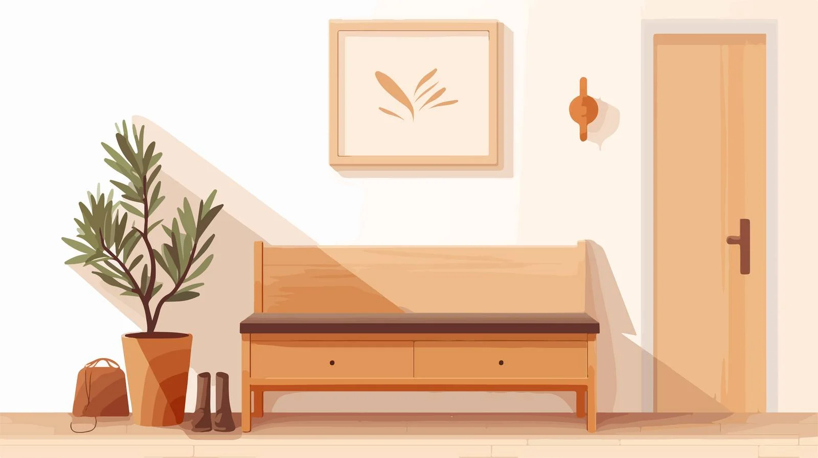 Contemporary Hallway Design in Modern Home — free download from Dotvec