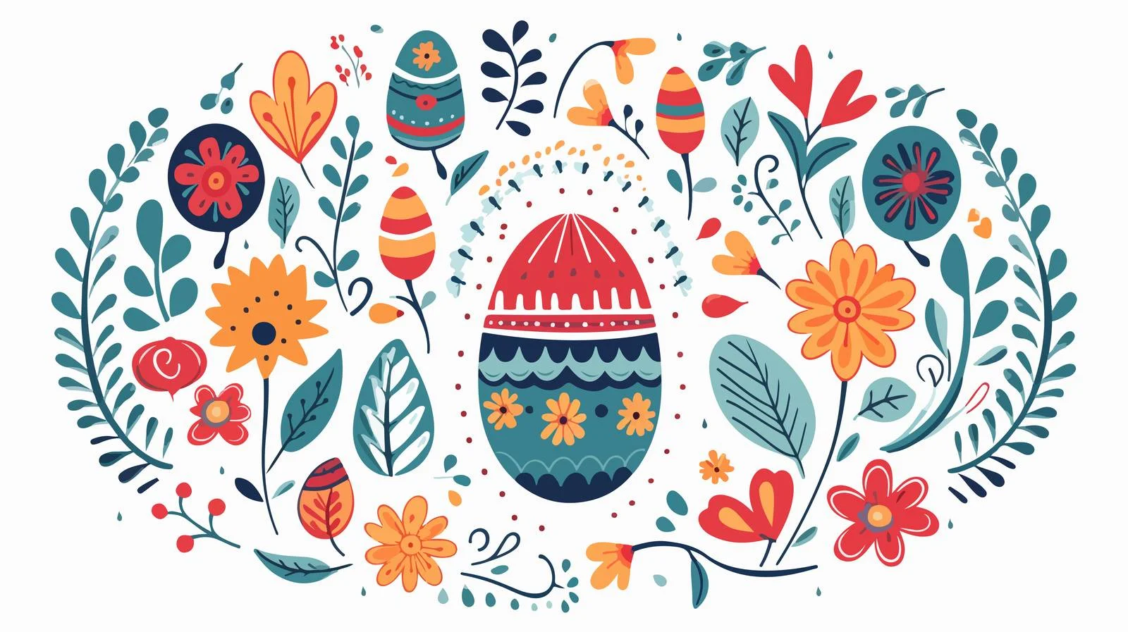 Exquisite Hand-drawn Eastern Greeting Card Design — free download from Dotvec