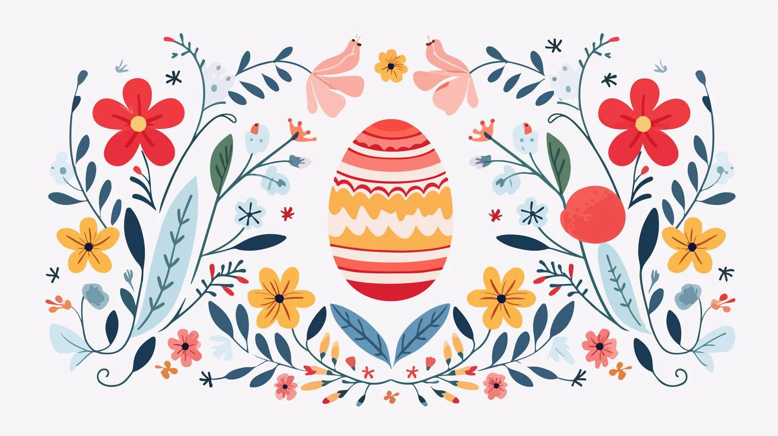 Elegant Hand-drawn Eastern Greeting Card Design — free download from Dotvec