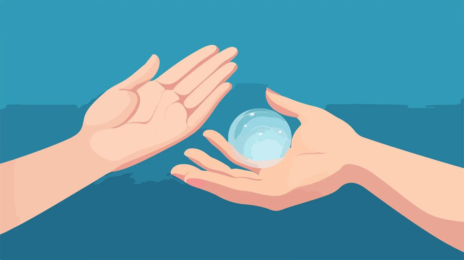 Skincare Tool on Blue Background — free download from Dotvec