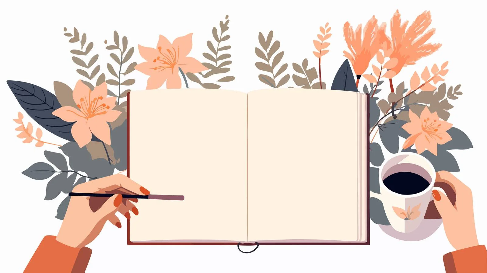 Crafting Floral Scrapbook Memories — free download from Dotvec