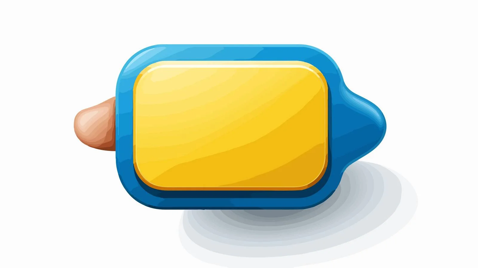 Interactive Cursor with Blue and Yellow Buttons — free download from Dotvec