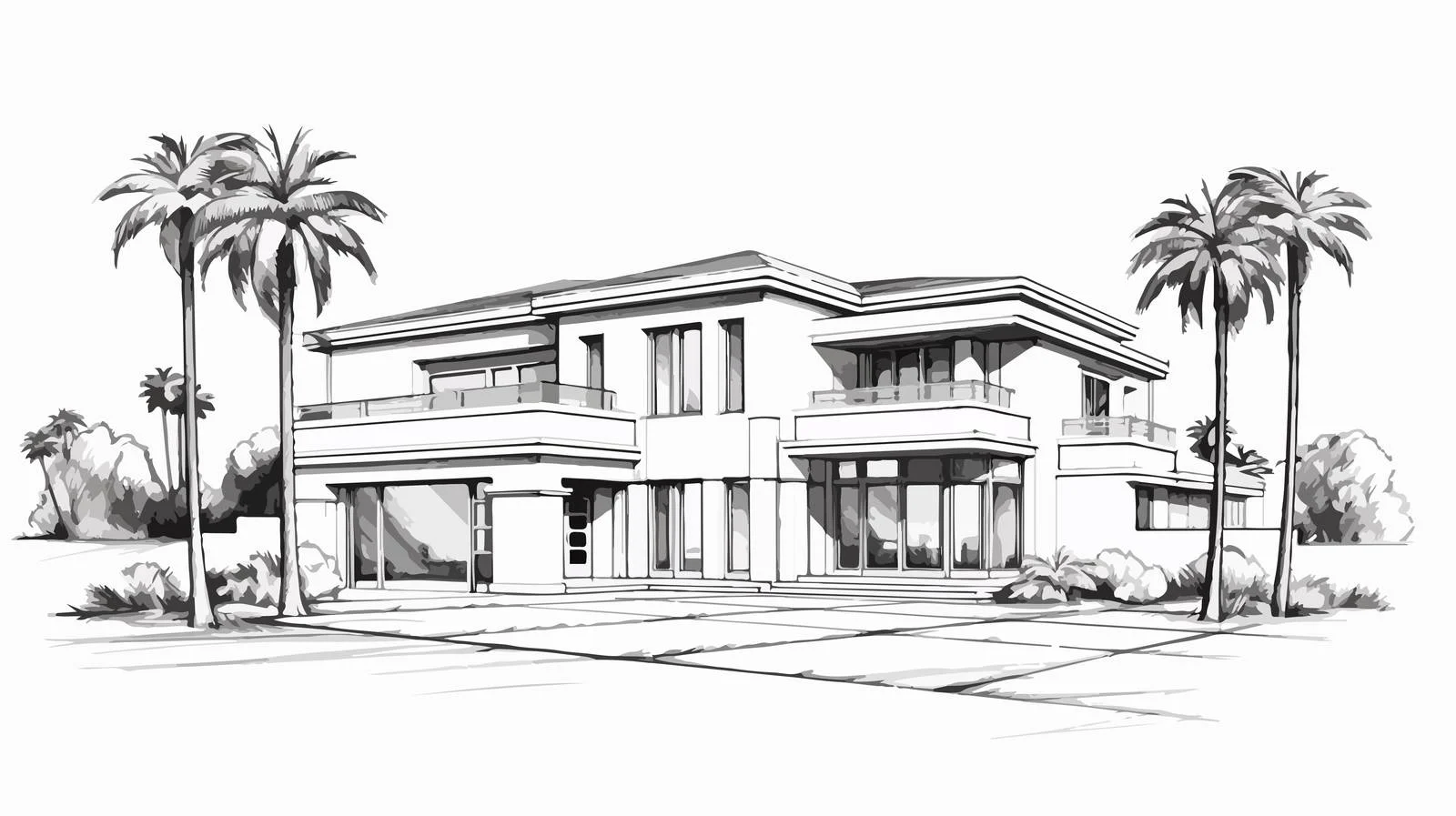 Charming Modern Private Residential Villa — free download from Dotvec