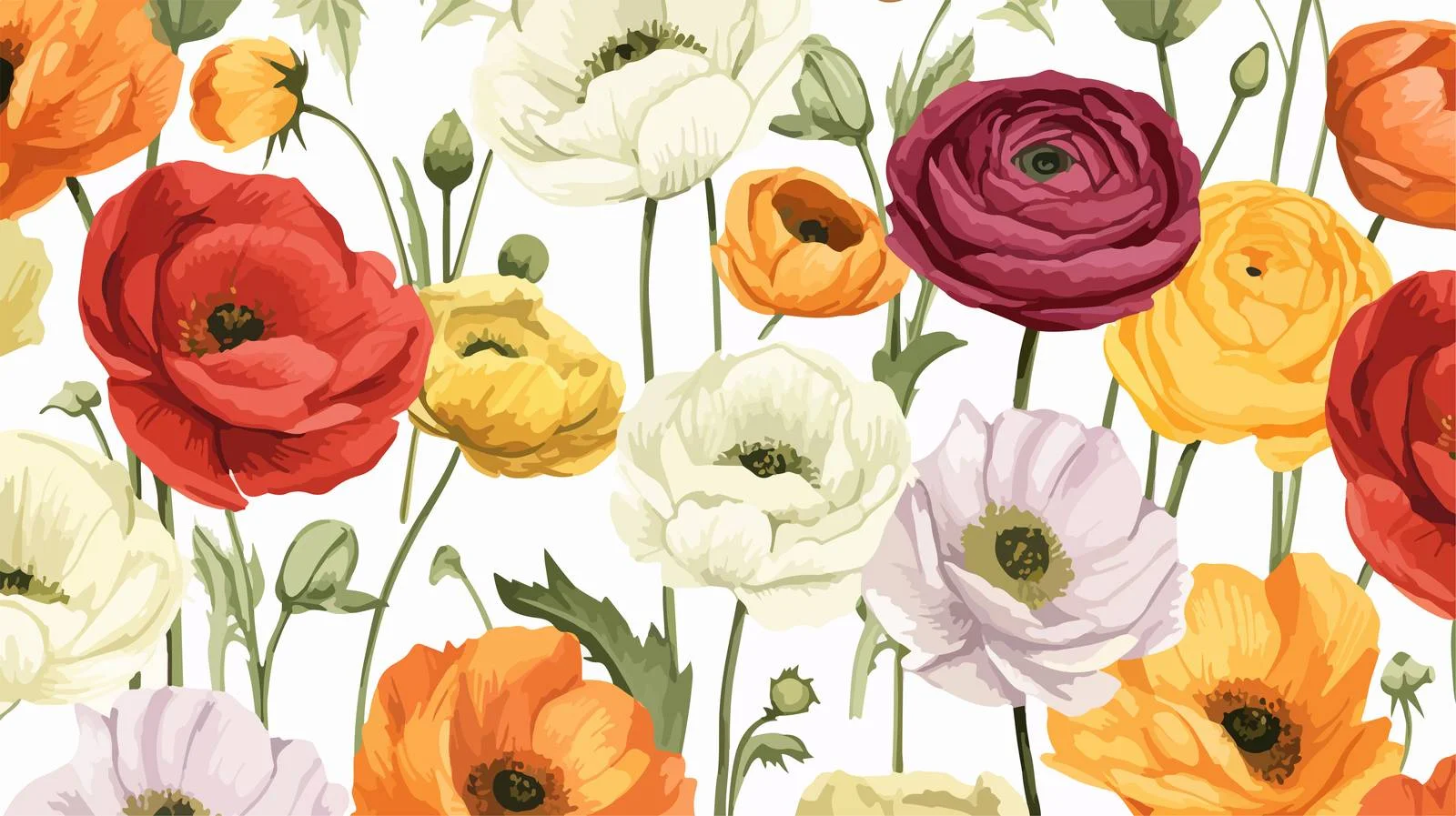 Exquisite Vintage Floral Seamless Pattern Design — free download from Dotvec