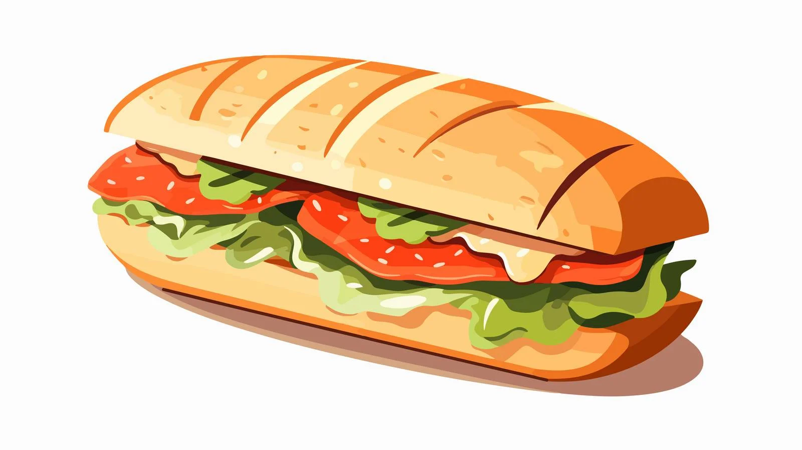 Elegant Hand Holding Croissant Salmon Sandwich — free download from Dotvec