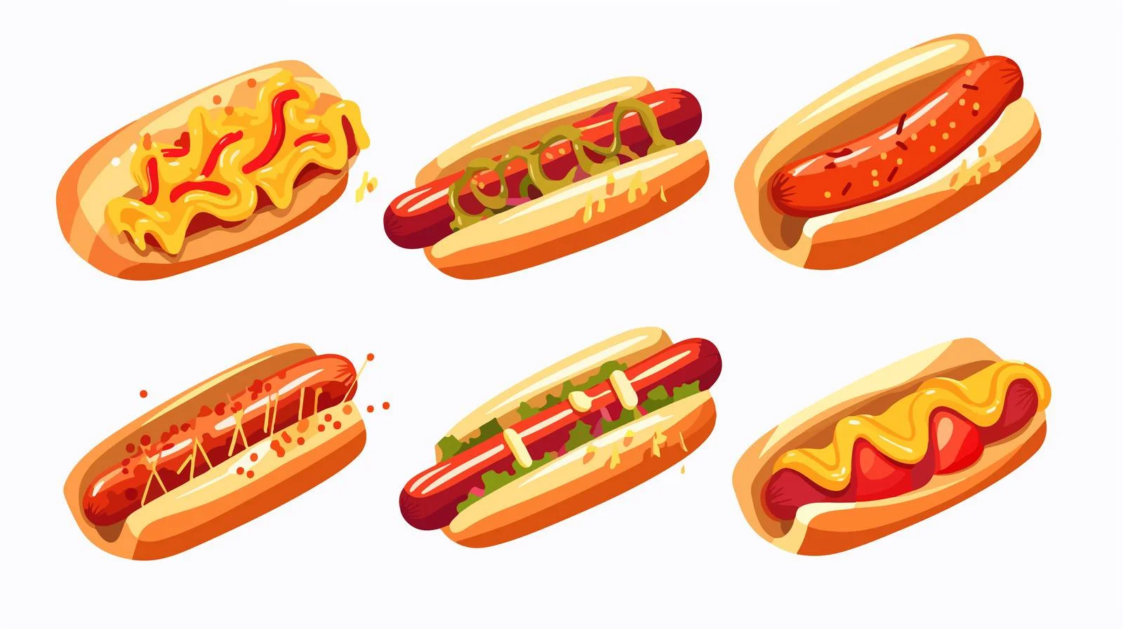 Enjoying a Hot Dog on American Street — free download from Dotvec