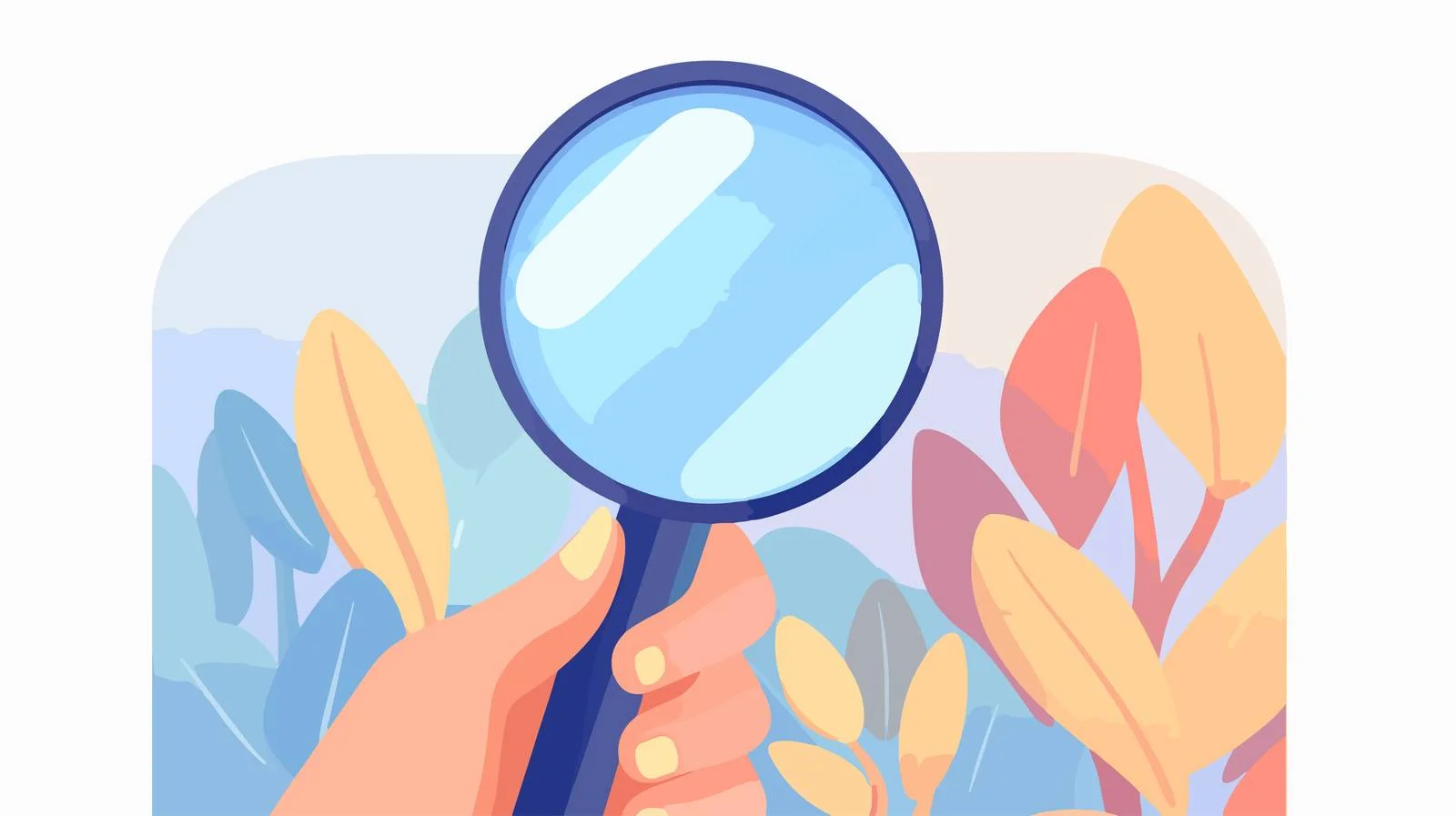 Capturing details with magnifying lens icon — free download from Dotvec