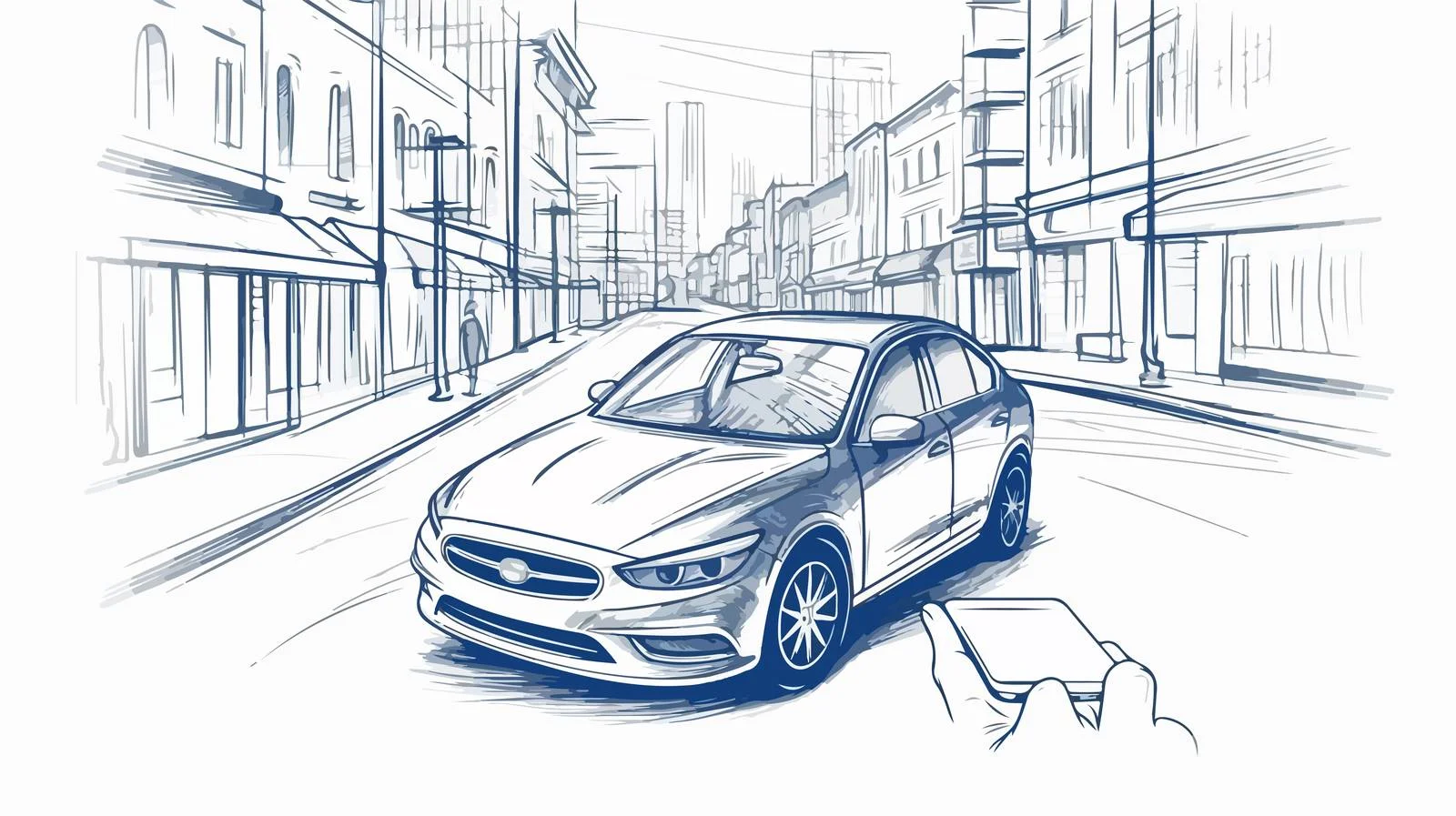 Urban transportation with mobile phone usage — free download from Dotvec