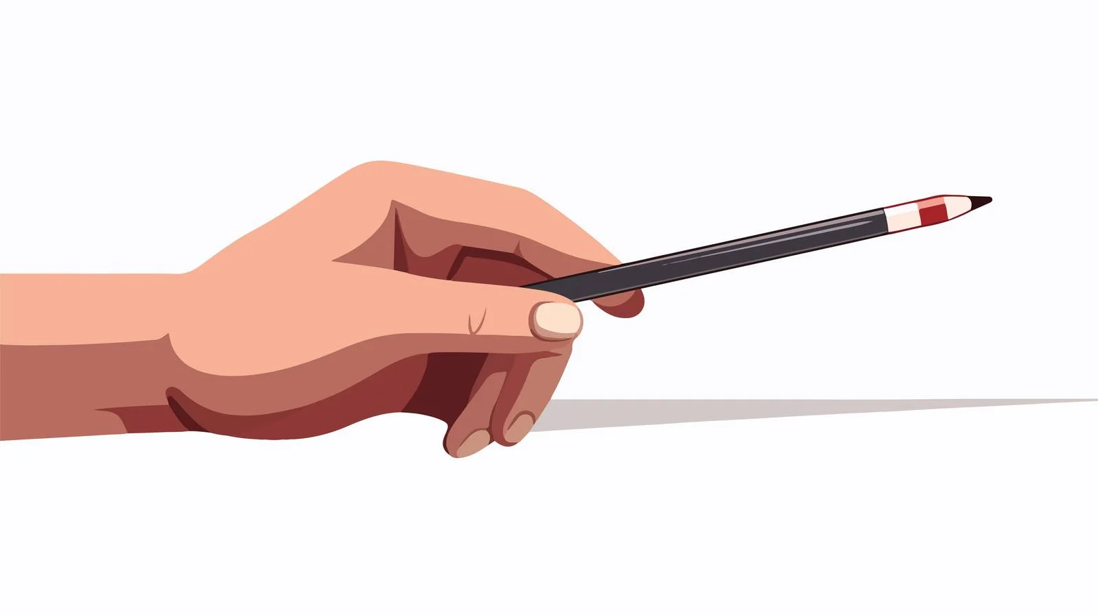 Digital stylus in hand of artist — free download from Dotvec