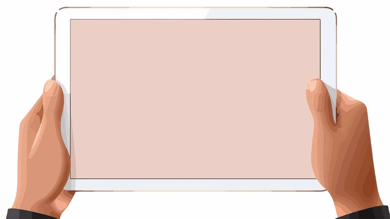 Digital Tablet Interaction Tap on Empty Screen — free download from Dotvec