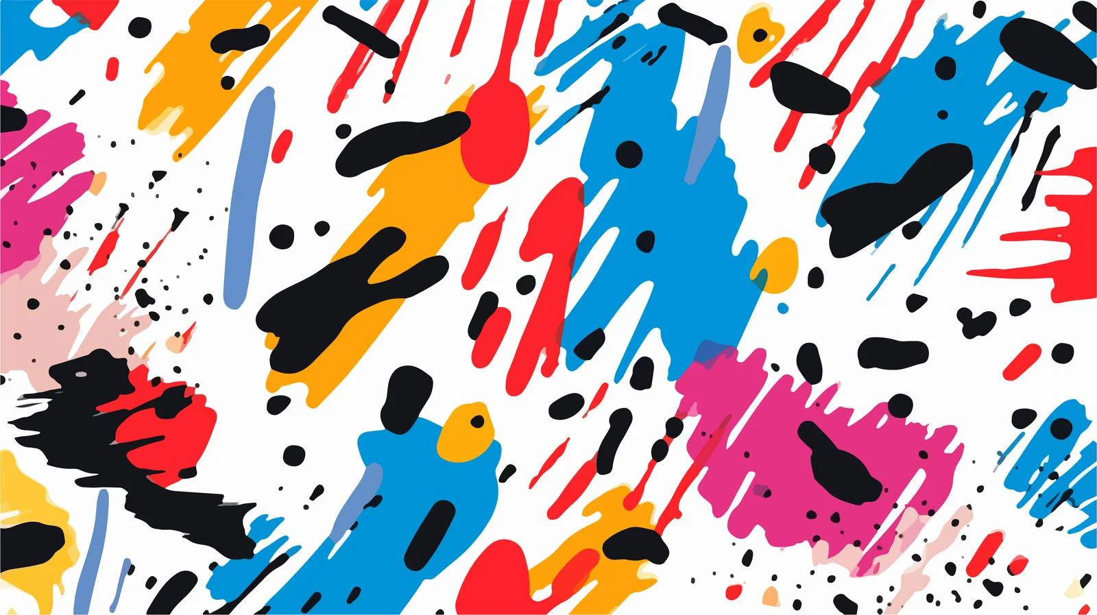 Elegant Rough Motley Brush Painted Pattern — free download from Dotvec