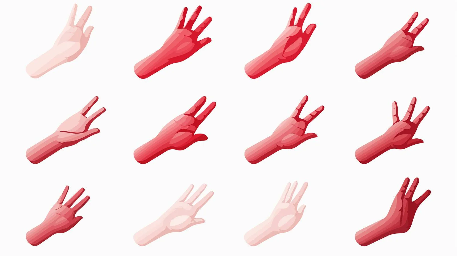 Pointing and Clicking Cursor Set — free download from Dotvec