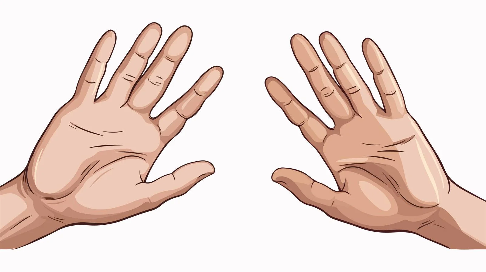 Human Hands Vector for Starting Concept — free download from Dotvec