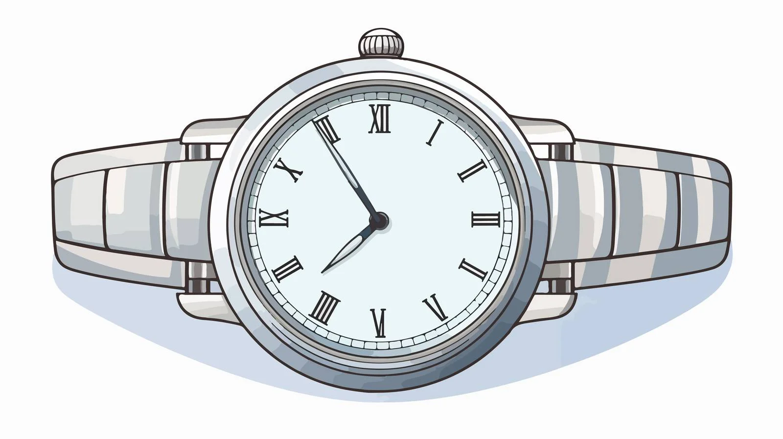 Vintage Style Wristwatch Design Detail — free download from Dotvec
