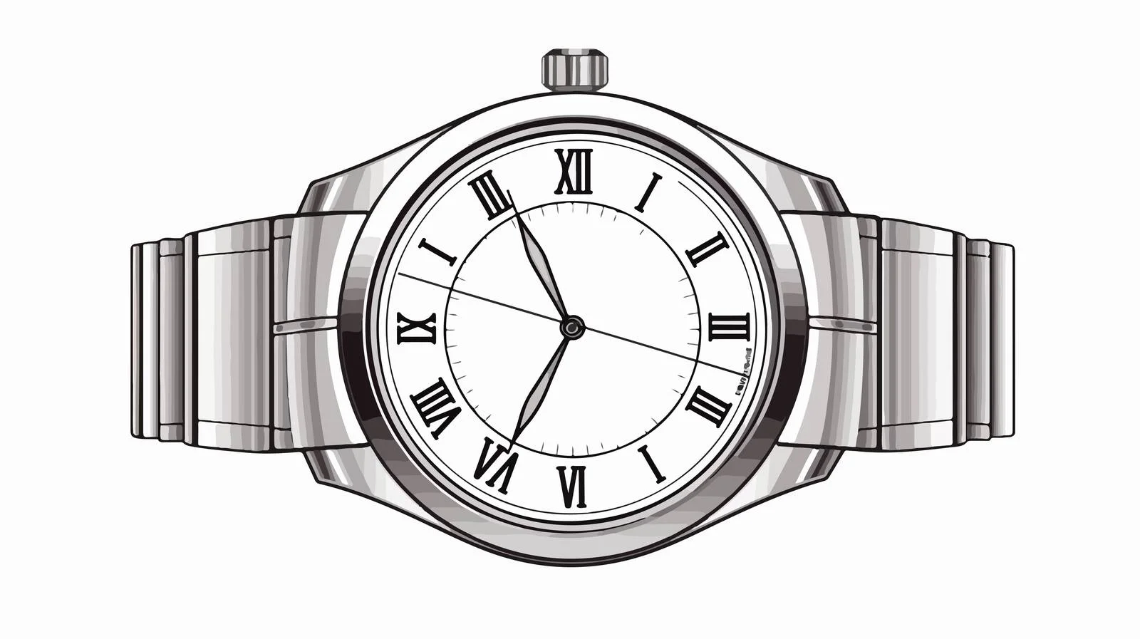 Elegant Retro Style Wristwatch Design Classic — free download from Dotvec