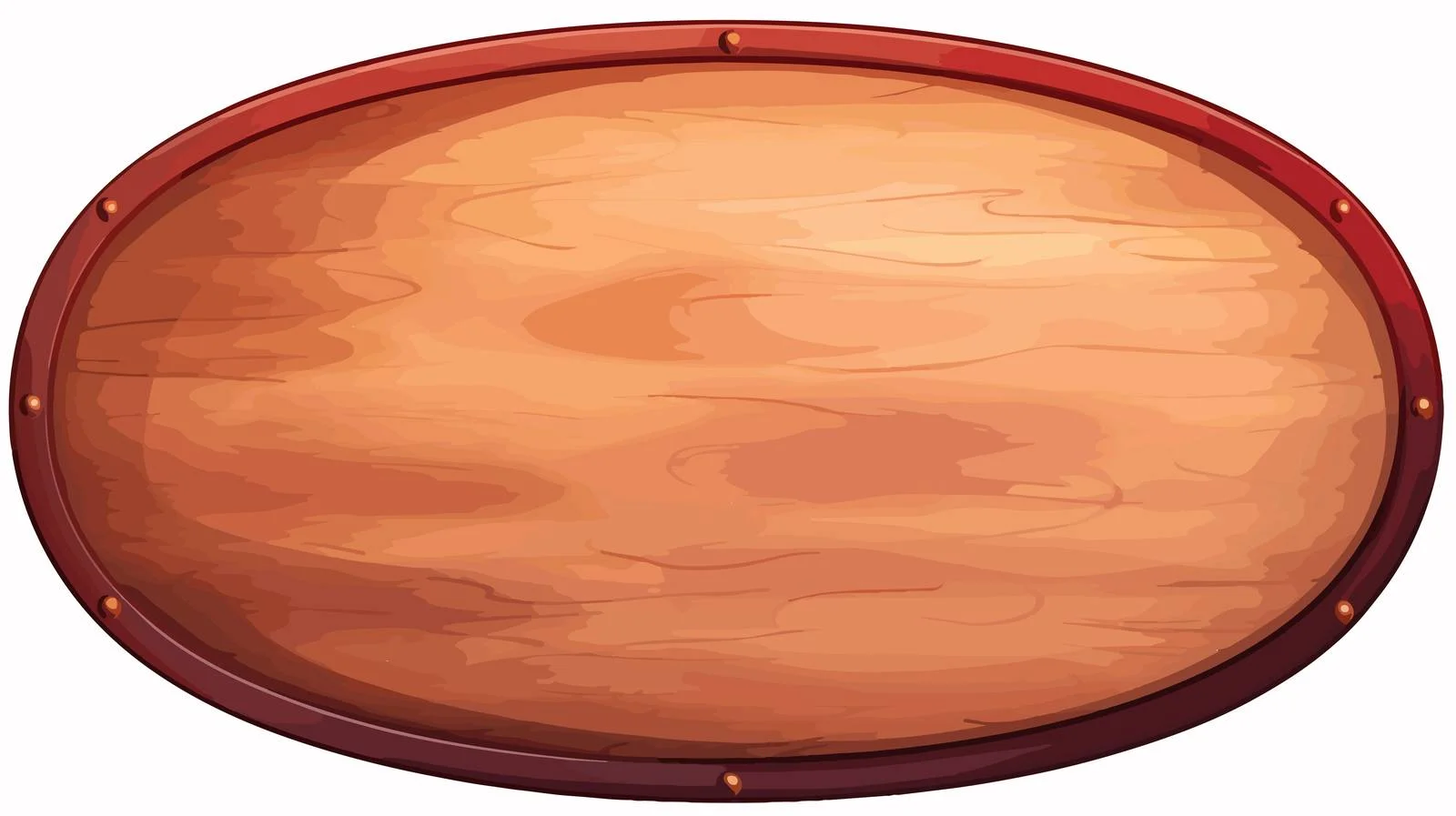 Elegant Oval Wooden Signboard for Professionals — free download from Dotvec