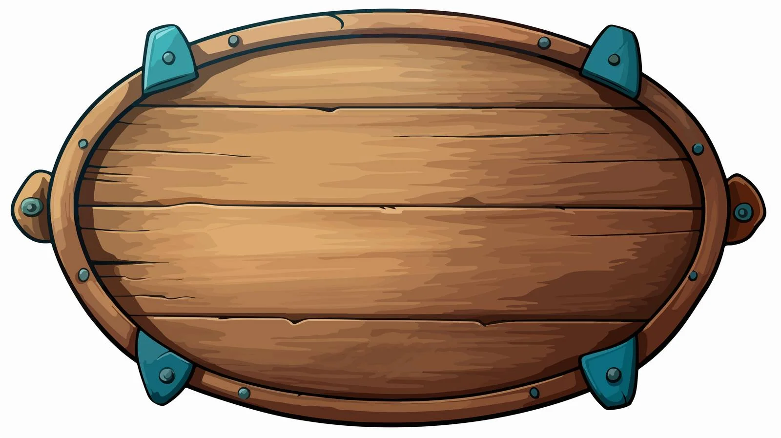 Elegant Oval Wooden Signboard for Professionals — free download from Dotvec