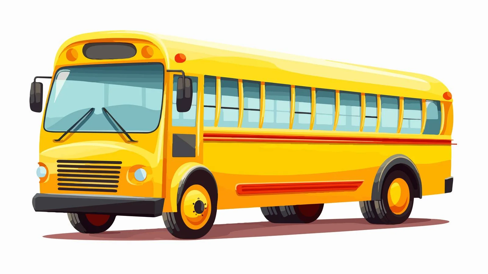 Bus Handle Cartoon Vector Illustration — free download from Dotvec