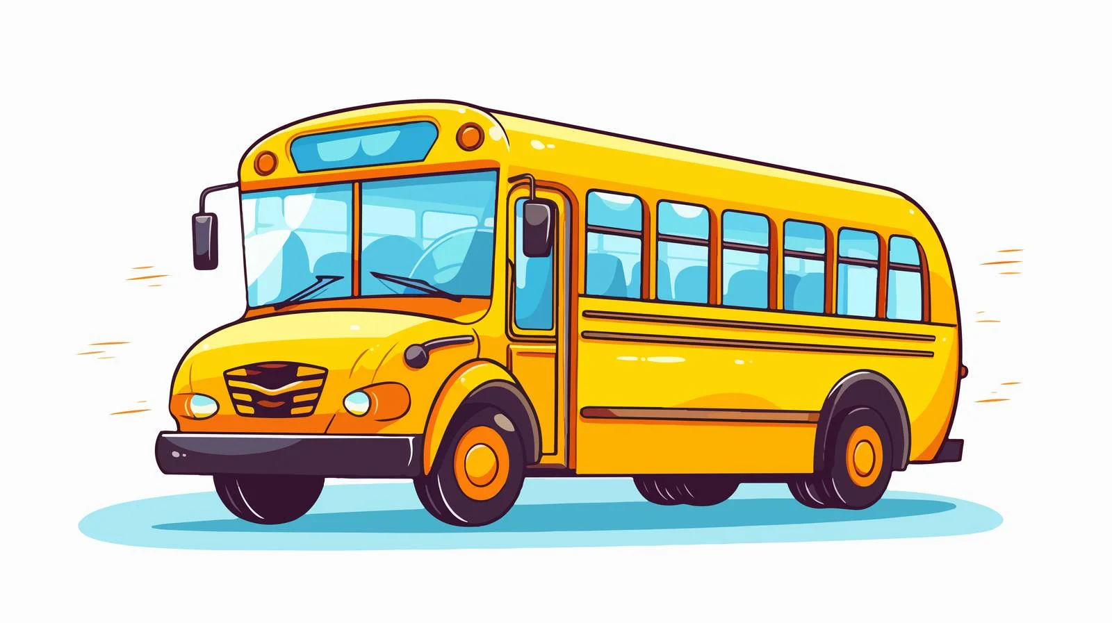 Bus Handle Cartoon Vector Illustration — free download from Dotvec