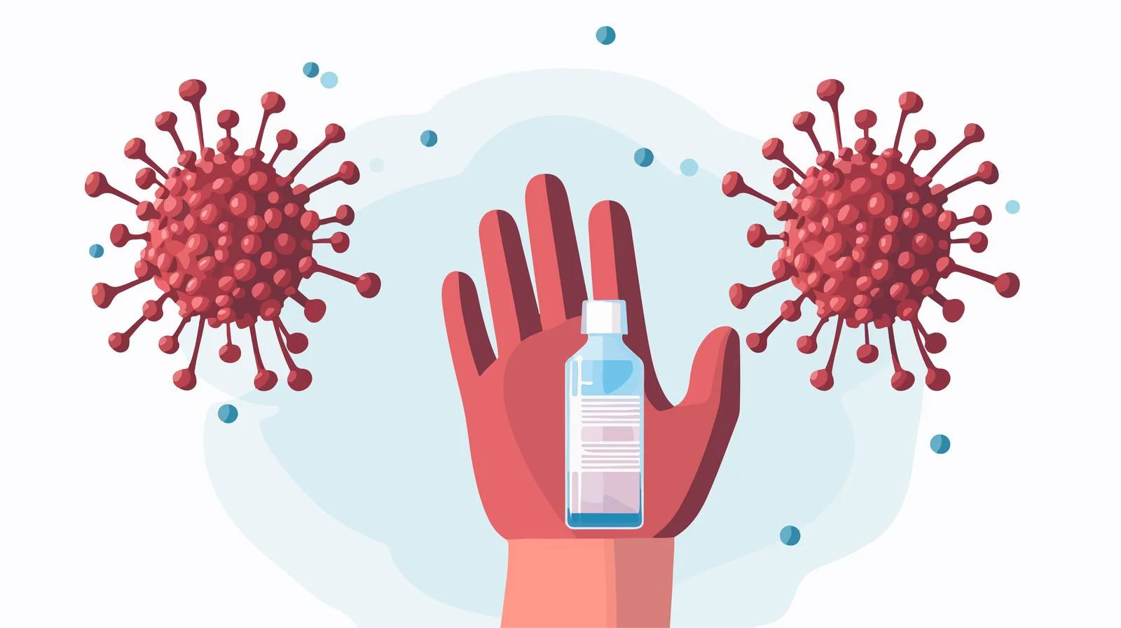 Hygiene Suggestion with Alcohol Gel — free download from Dotvec