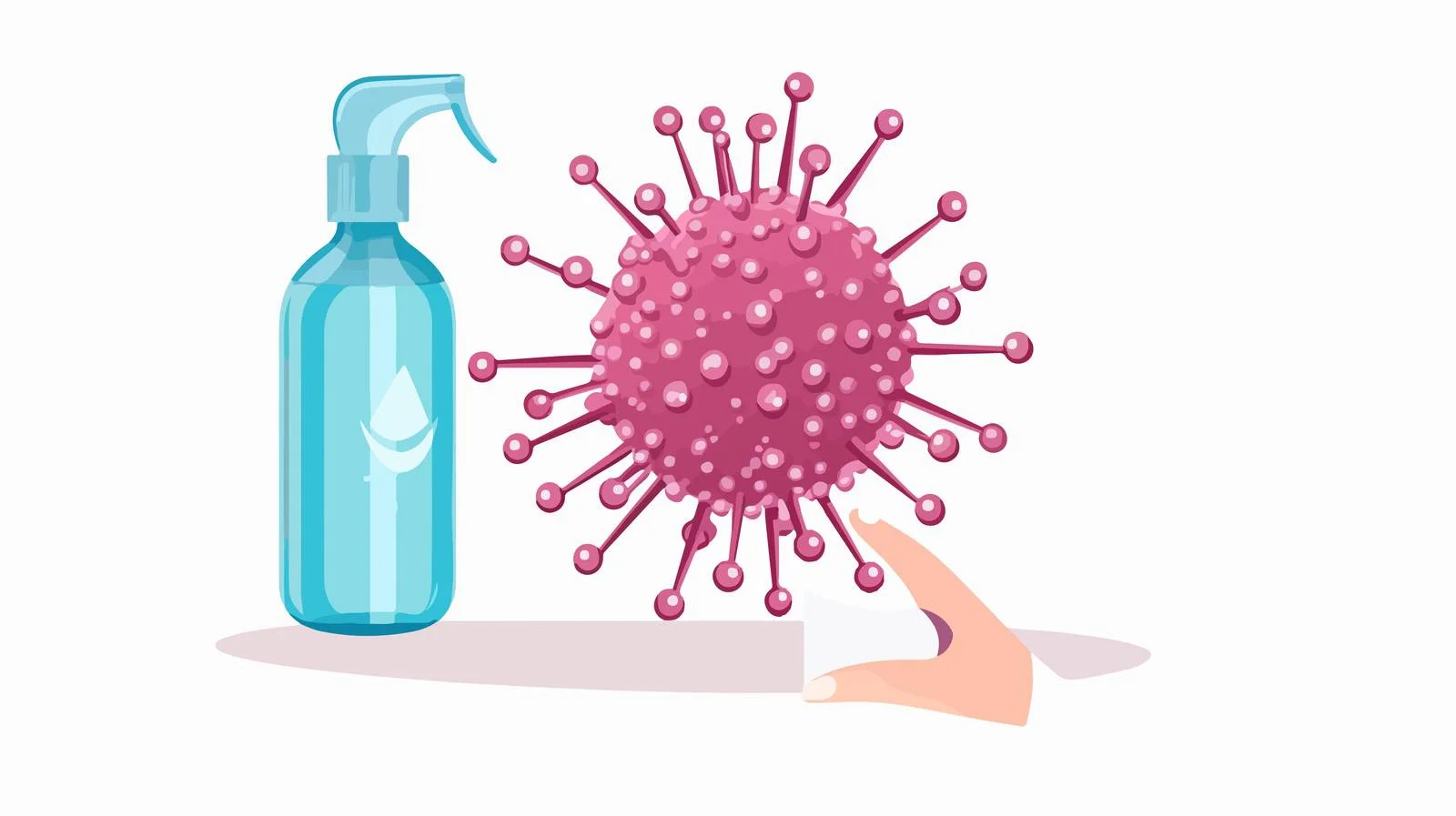 Hygiene Concept with Alcohol Gel — free download from Dotvec