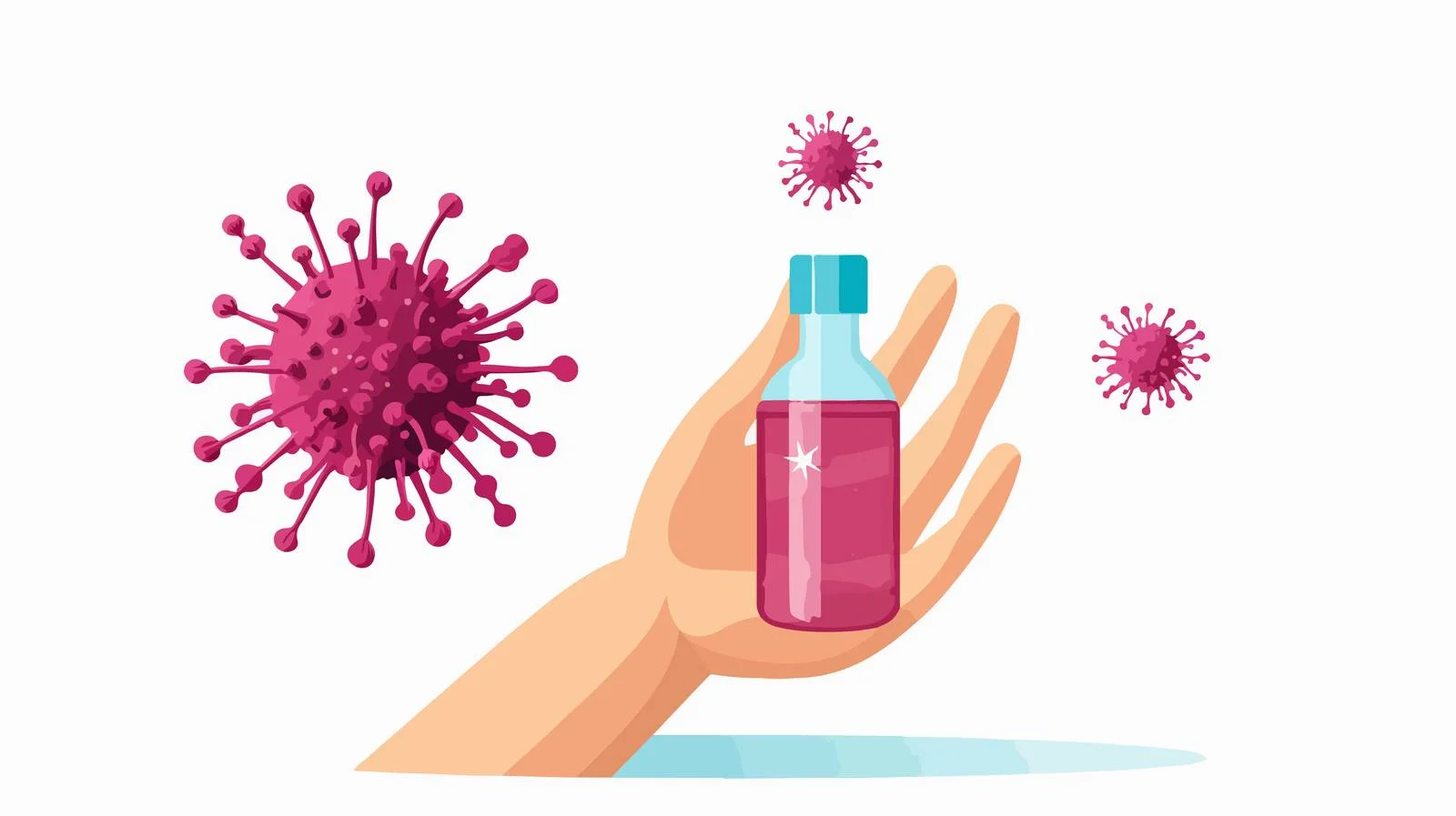 Hygiene Precaution with Alcohol Gel — free download from Dotvec