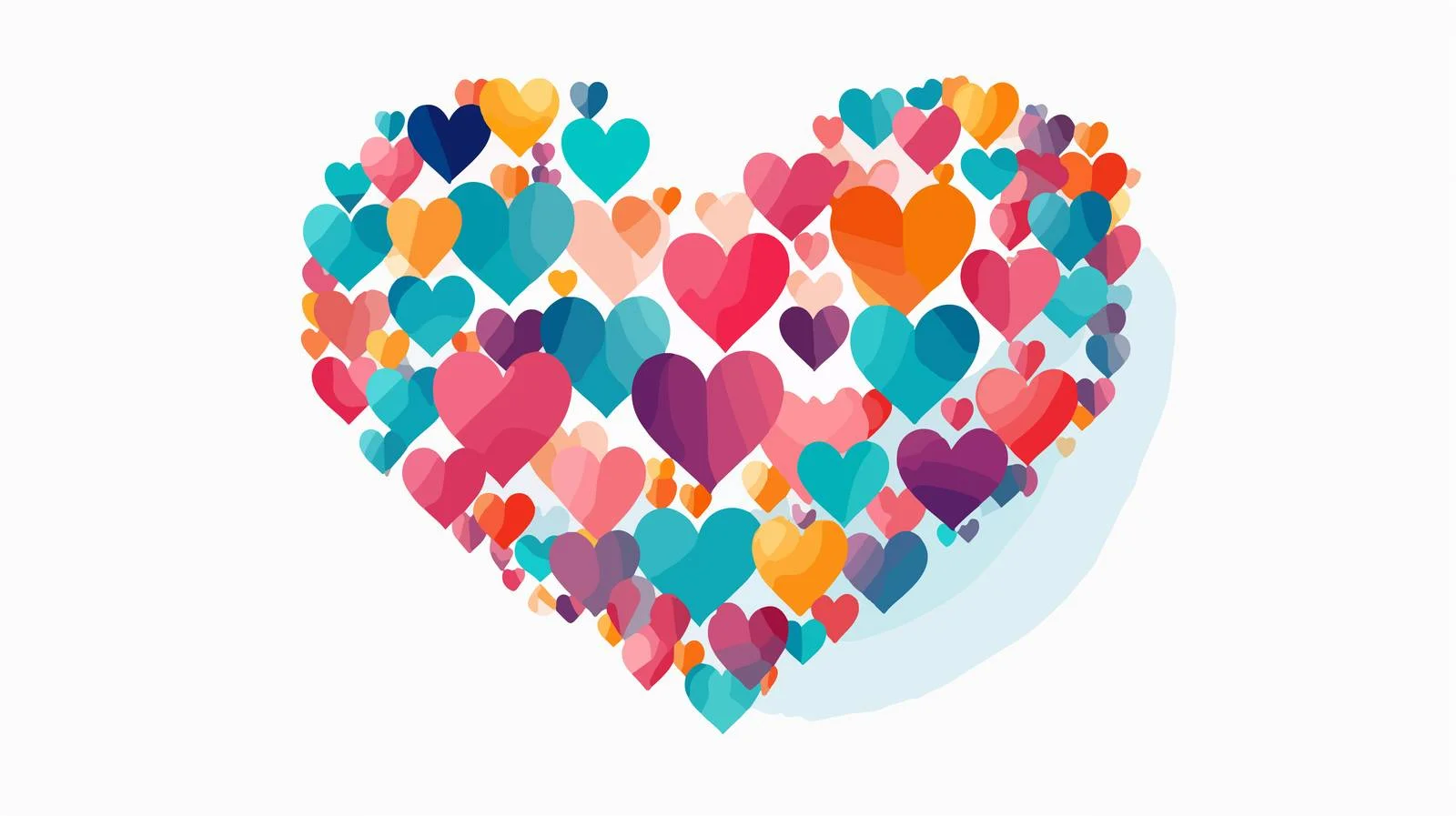 Unity in Forming Heart Shape, Love Charity — free download from Dotvec