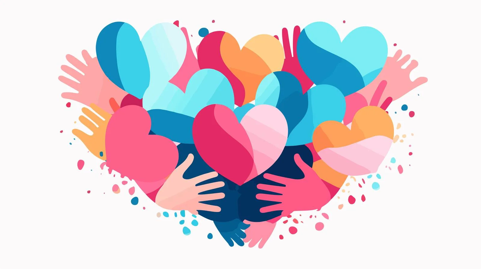 Unified Hands Embracing Care Concept — free download from Dotvec