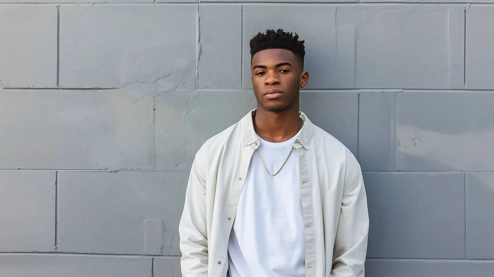 Confident young African American man poses elegantly — free download from Dotvec