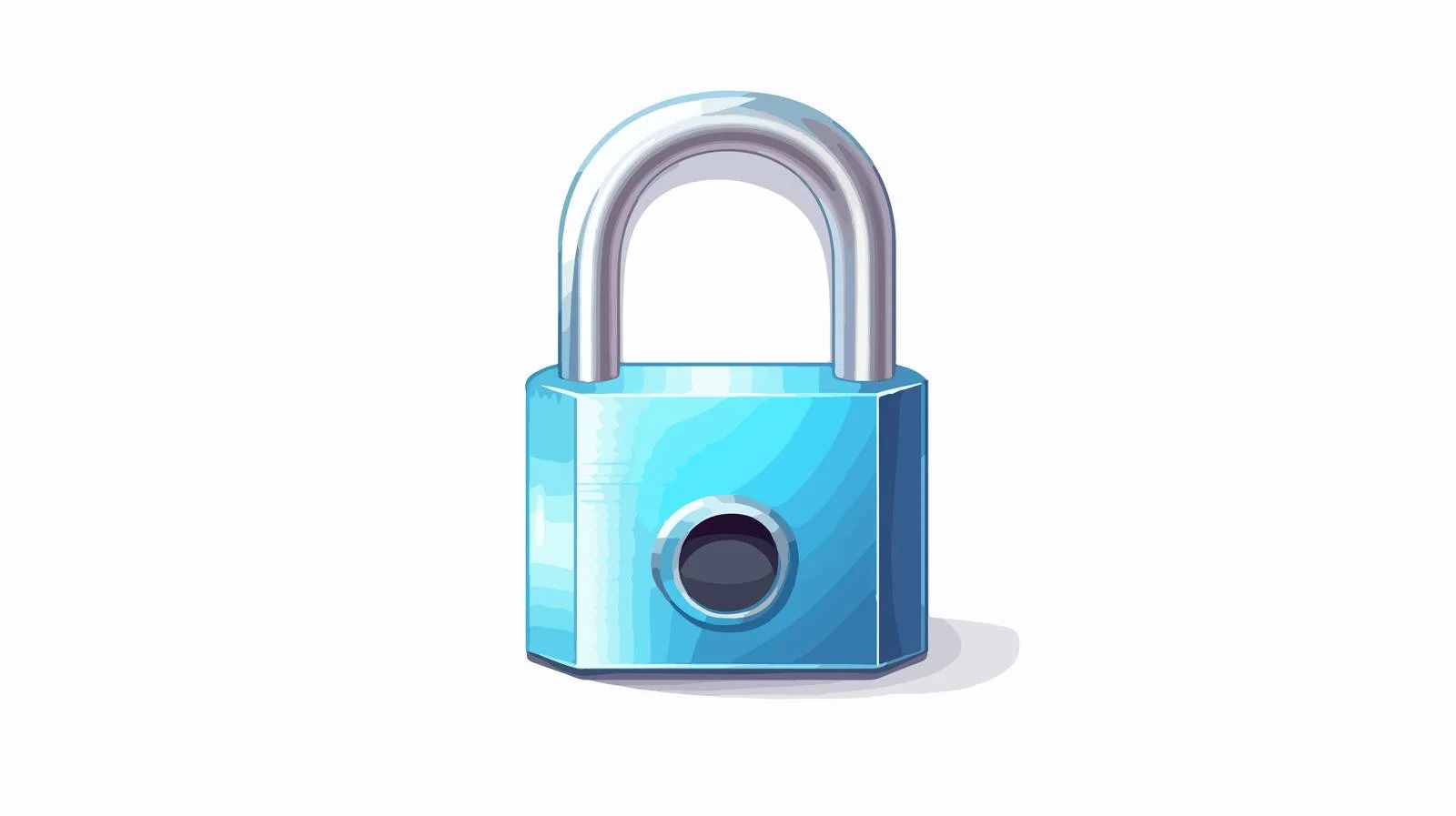 Securely Locked Iron Padlock Hanging Image — free download from Dotvec