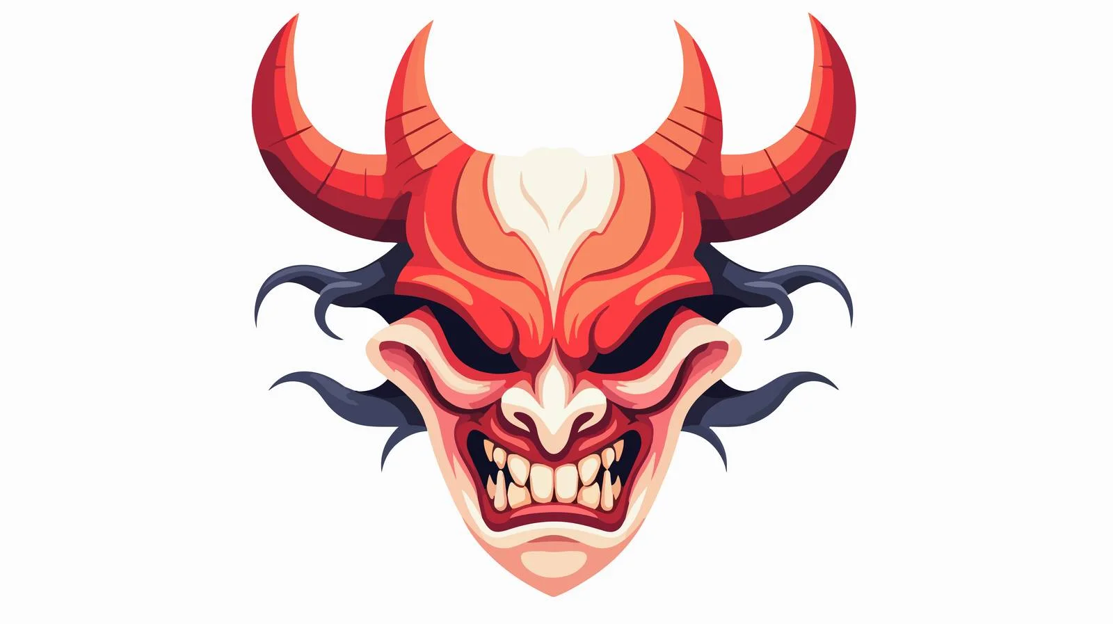 Traditional Noh Theater Hannya Mask Japan — free download from Dotvec