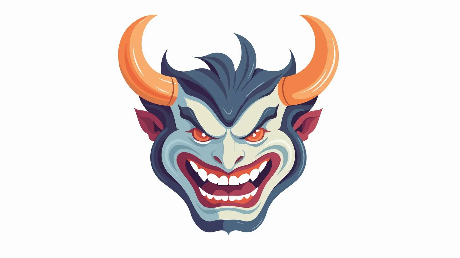 Traditional Hannya Noh Mask from Japan — free download from Dotvec