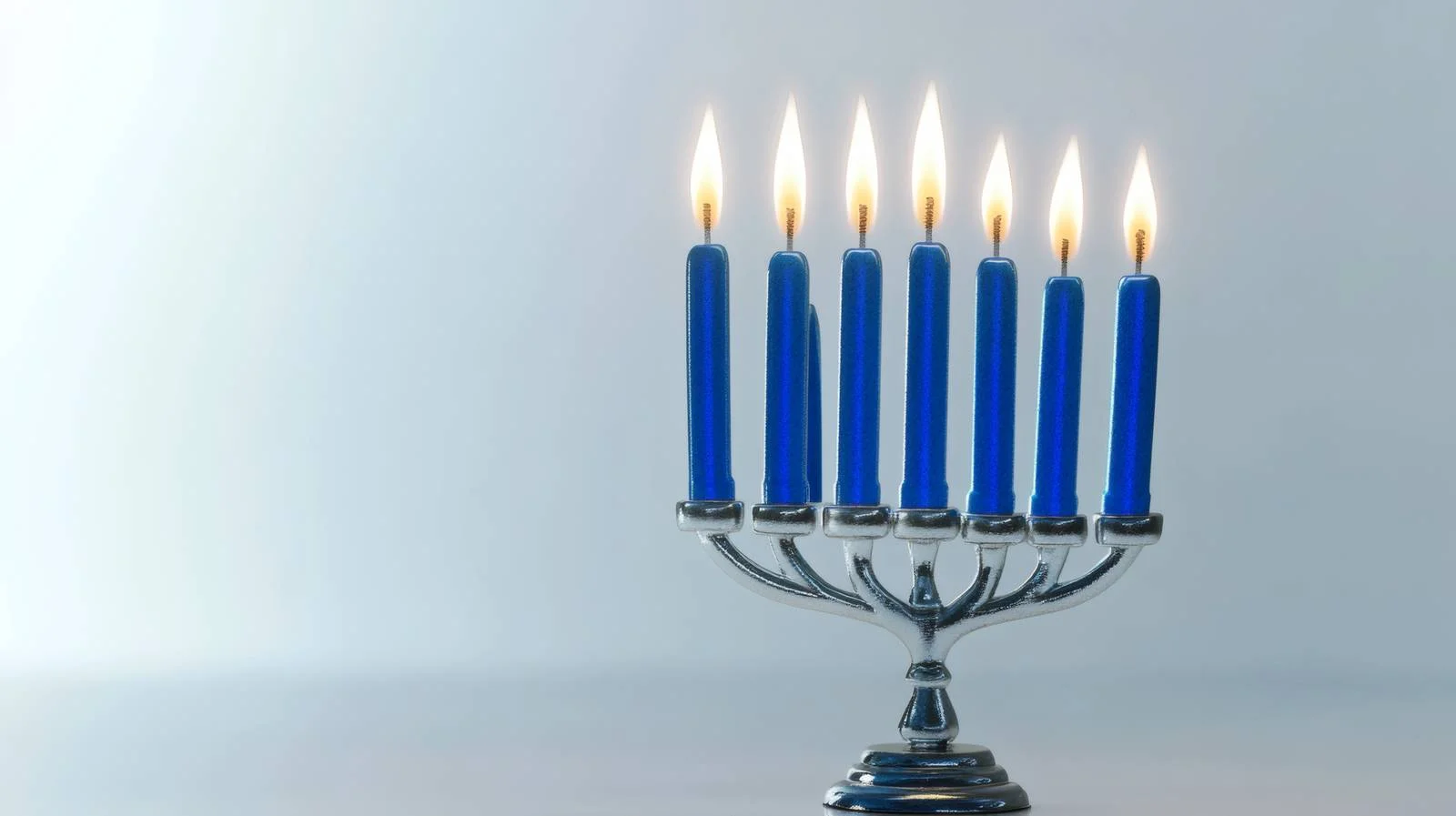 Modern Hanukkah Theme on White Background — free download from Dotvec