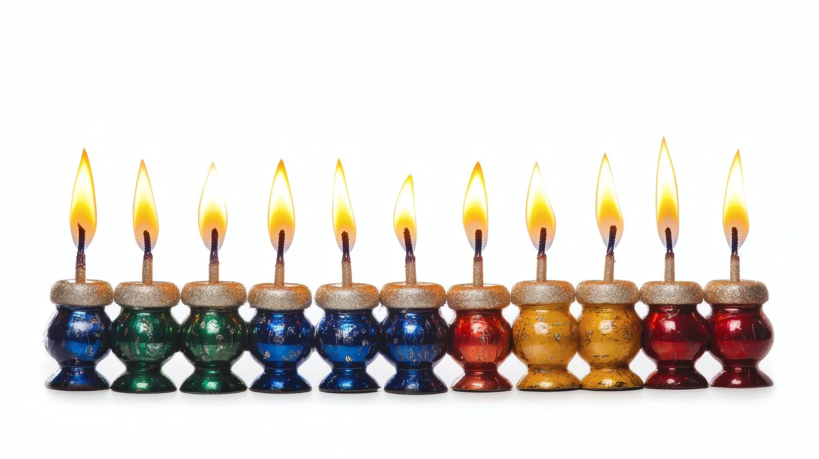 Modern Hanukkah theme on white background — free download from Dotvec