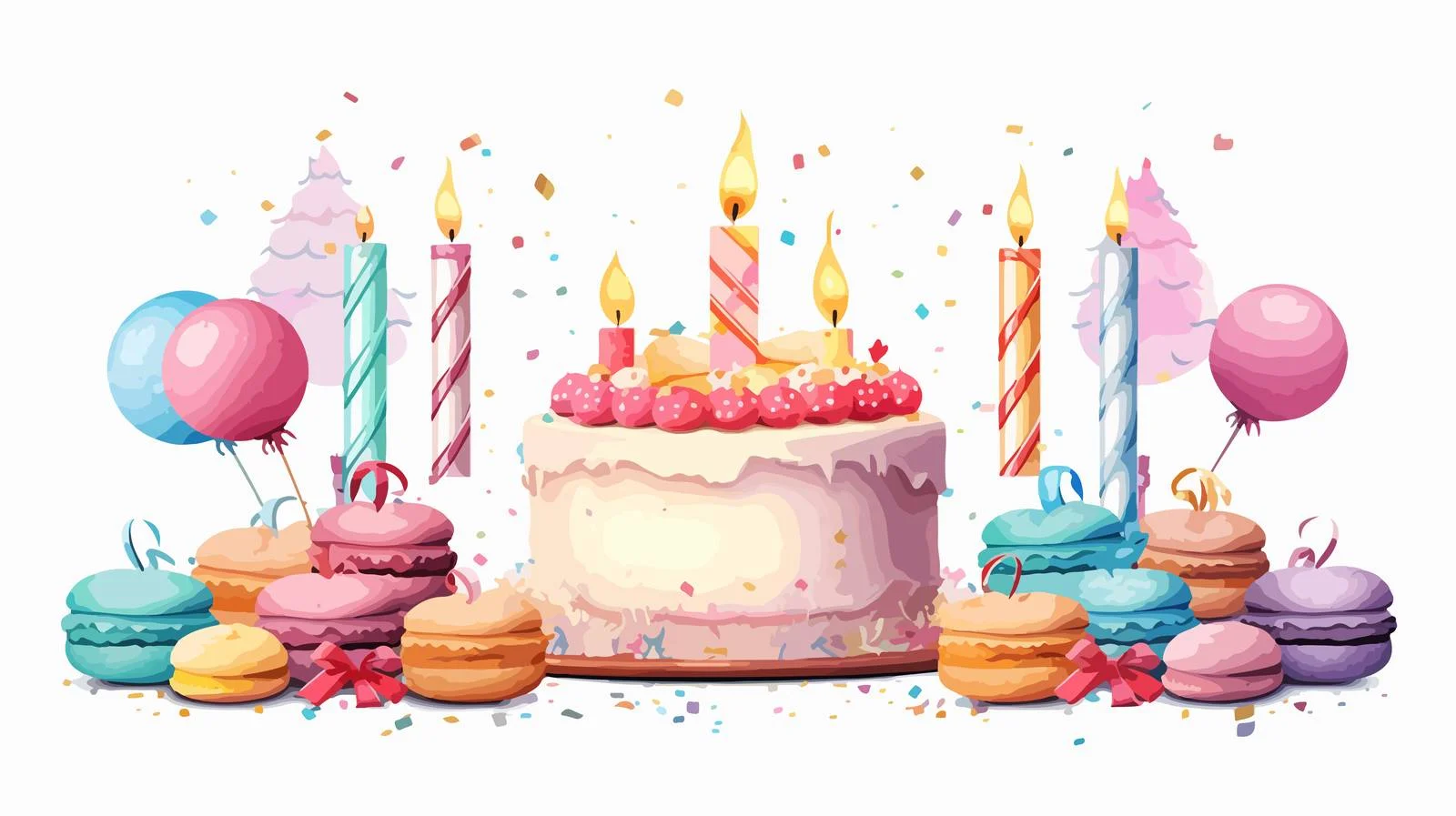 Birthday Celebration Elements — free download from Dotvec