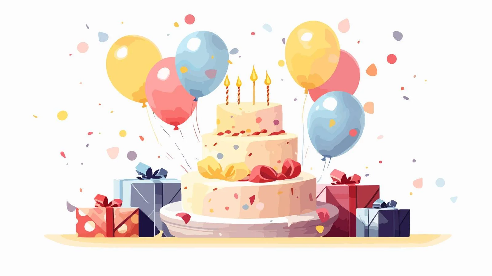 Elegant Birthday Card Design for Celebrations — free download from Dotvec